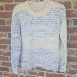 LOFT Women's Pastel Striped Sweater
